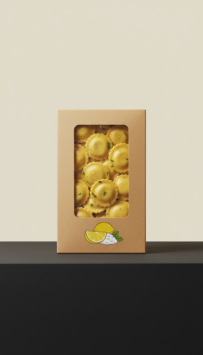 Lemon Ricotta Ravioli Boxed Fresh