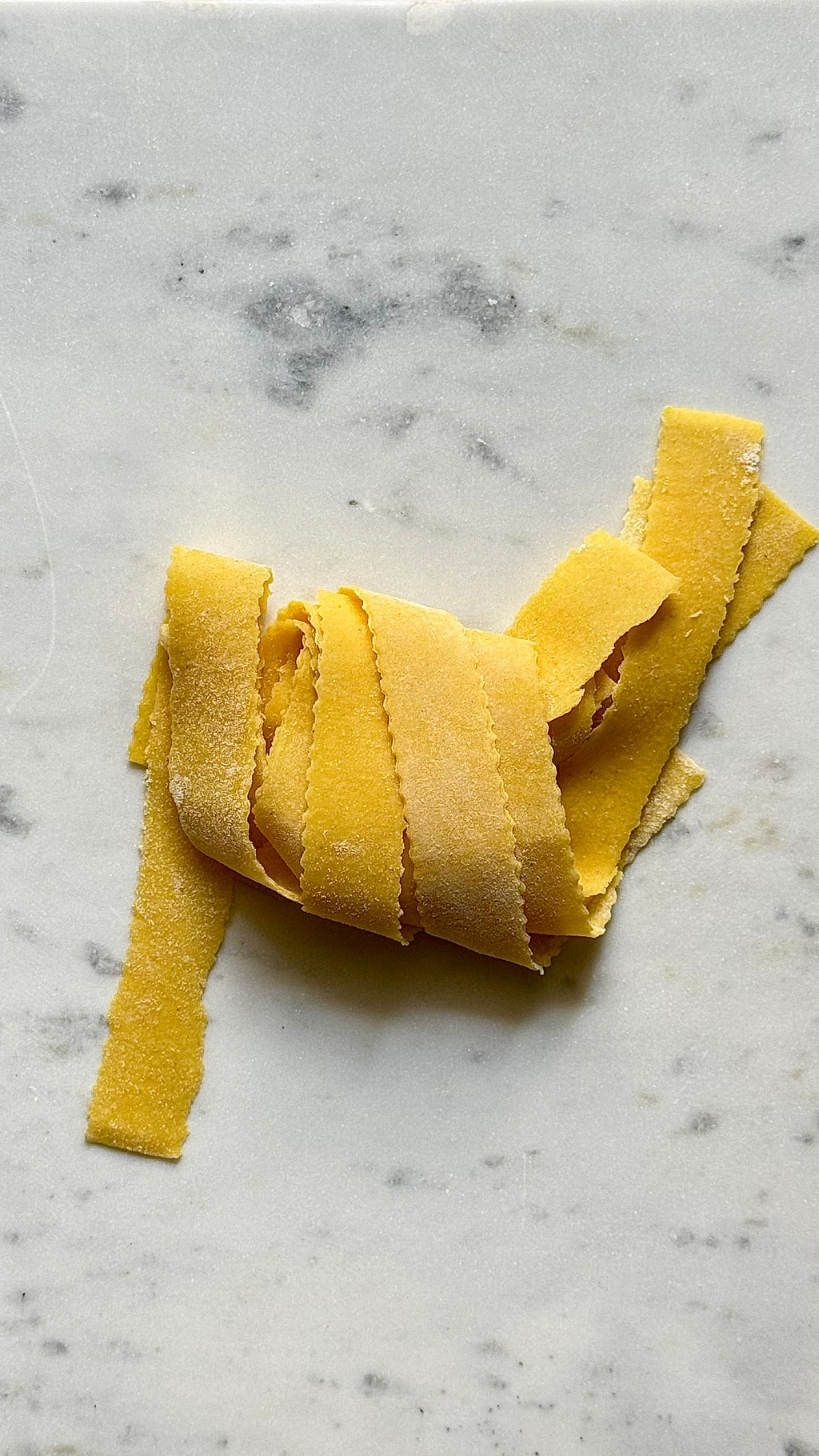 Fresh Handmade Tagliatelle or Pappardelle Pasta